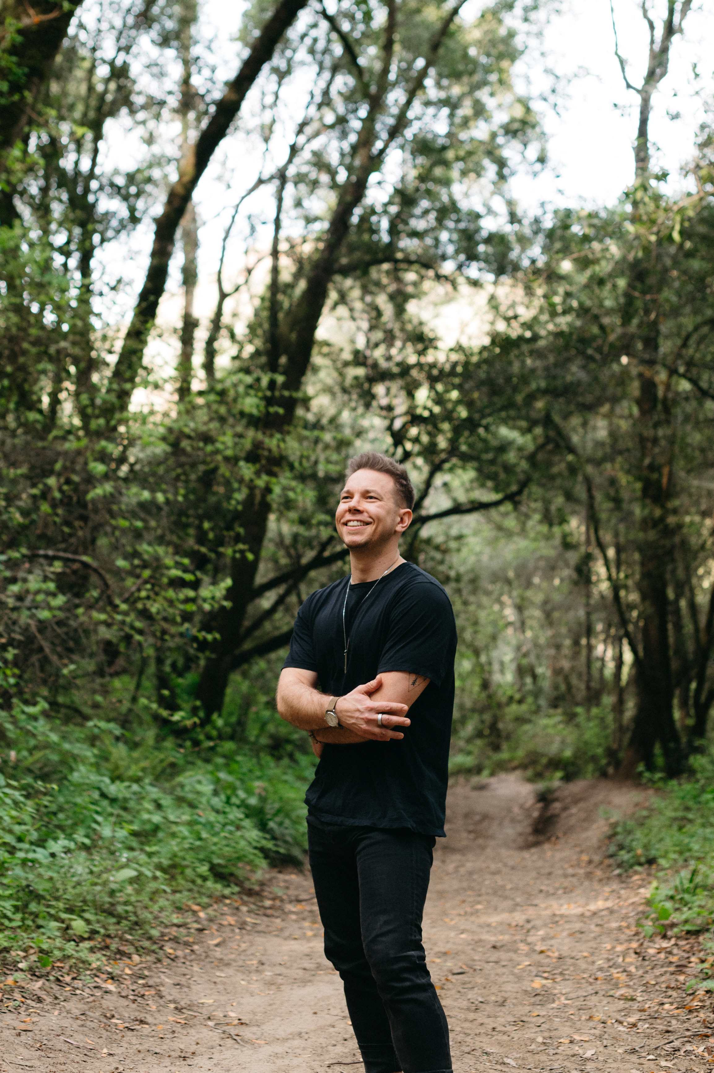 Jaakko on a trail